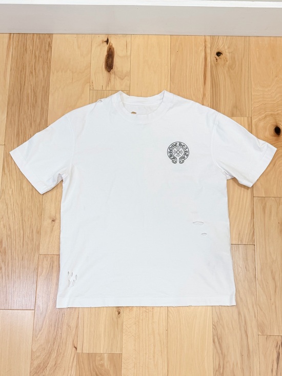 Chrome Hearts Other - Chrome Hearts Men’s Distressed Logo Graphic Tee Shirt